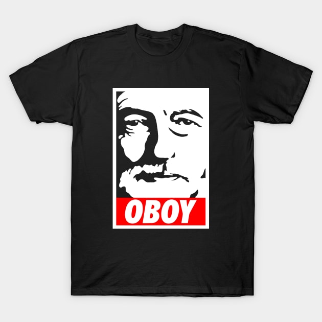 Jeremy Corbyn OBOY T-Shirt by dumbshirts